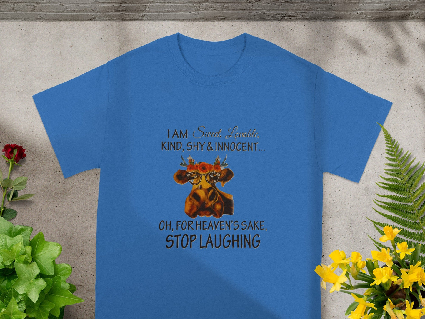 Sweet Lovable Kind Shy Innocent Stop Laughing Shirt