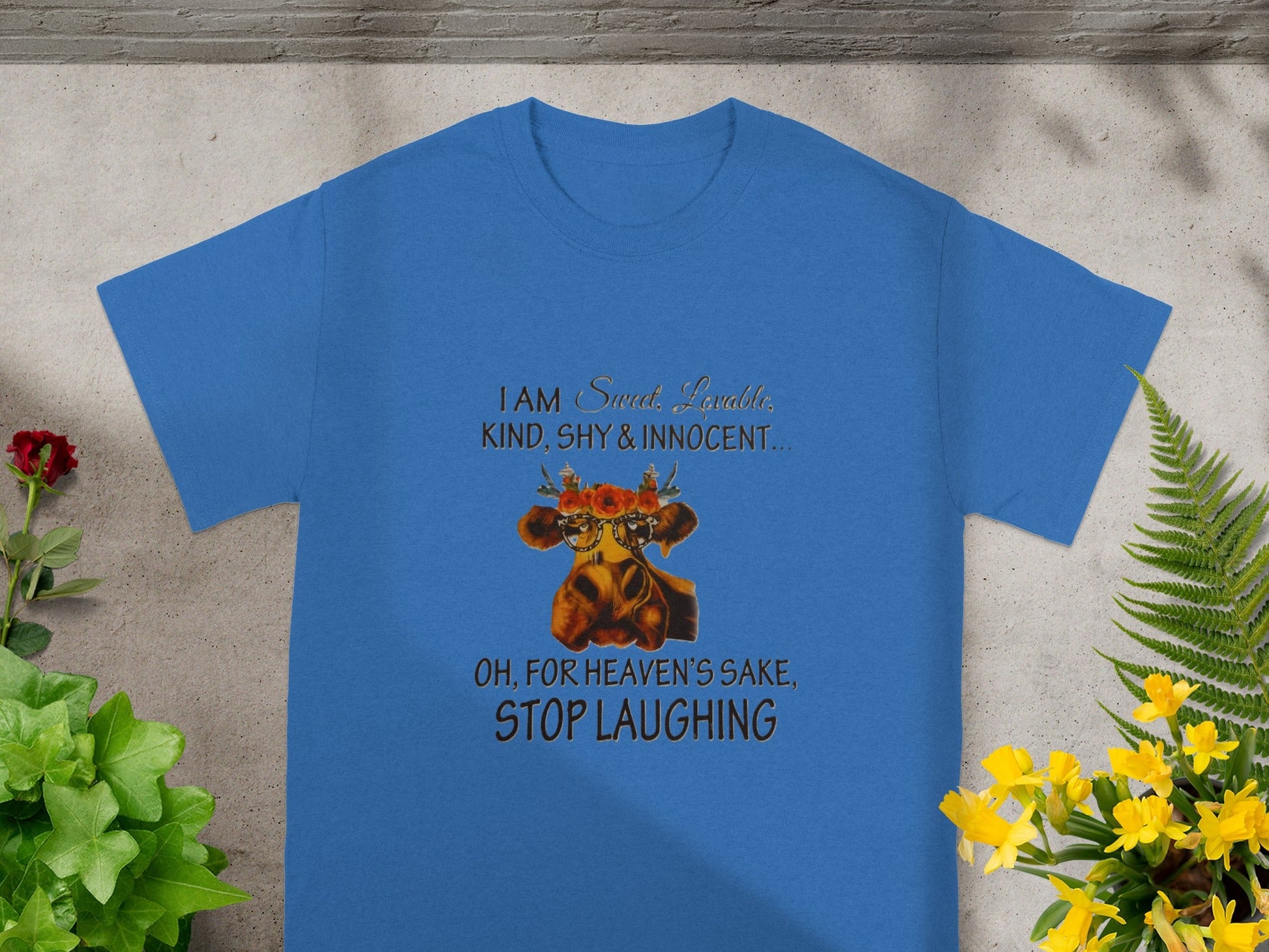 Sweet Lovable Kind Shy Innocent Stop Laughing Shirt