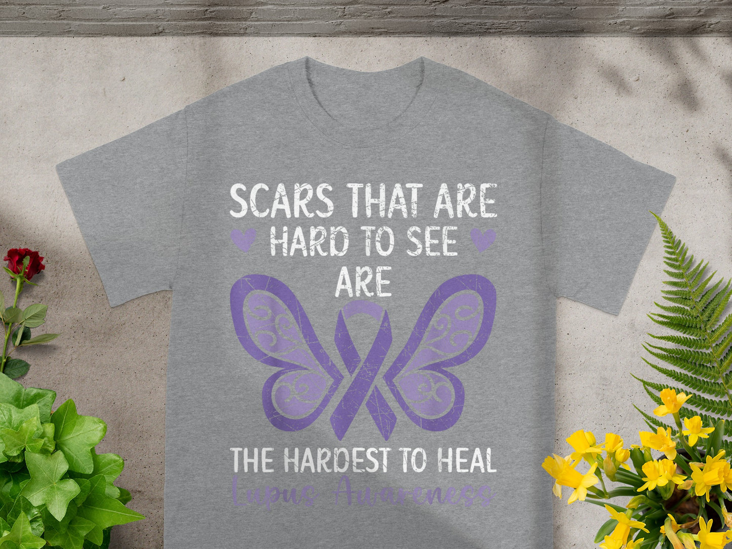 Scars That Are Hard to See Lupus Awareness Shirt
