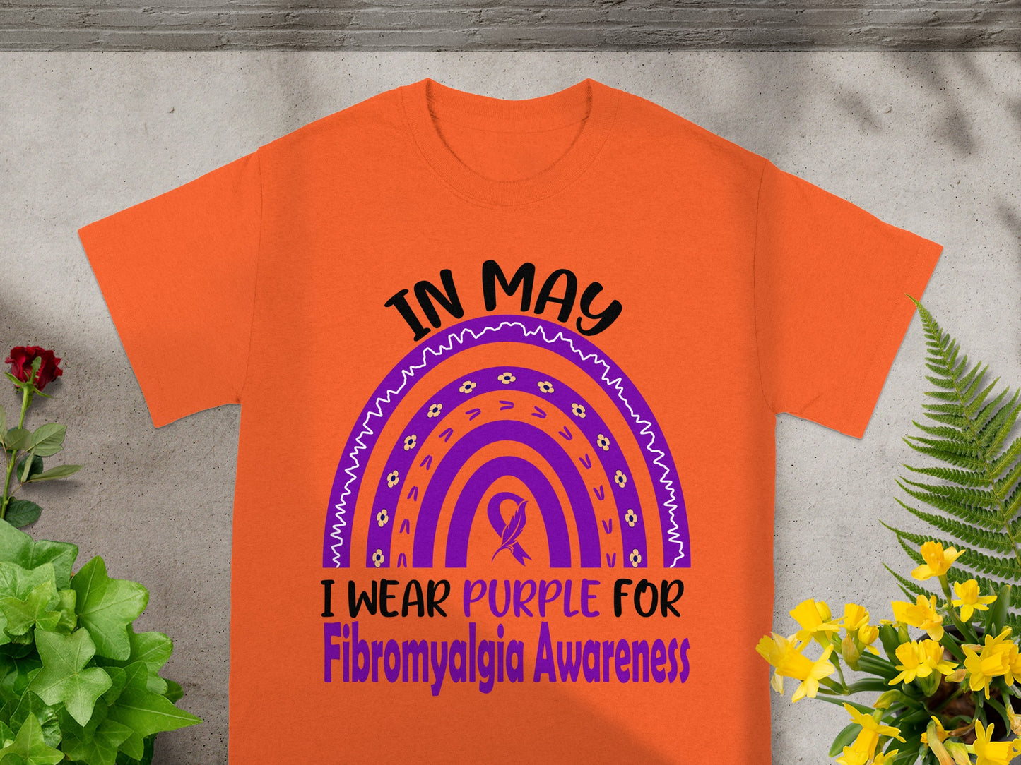 In May I Wear Purple For Fibromyalgia Awareness Shirt