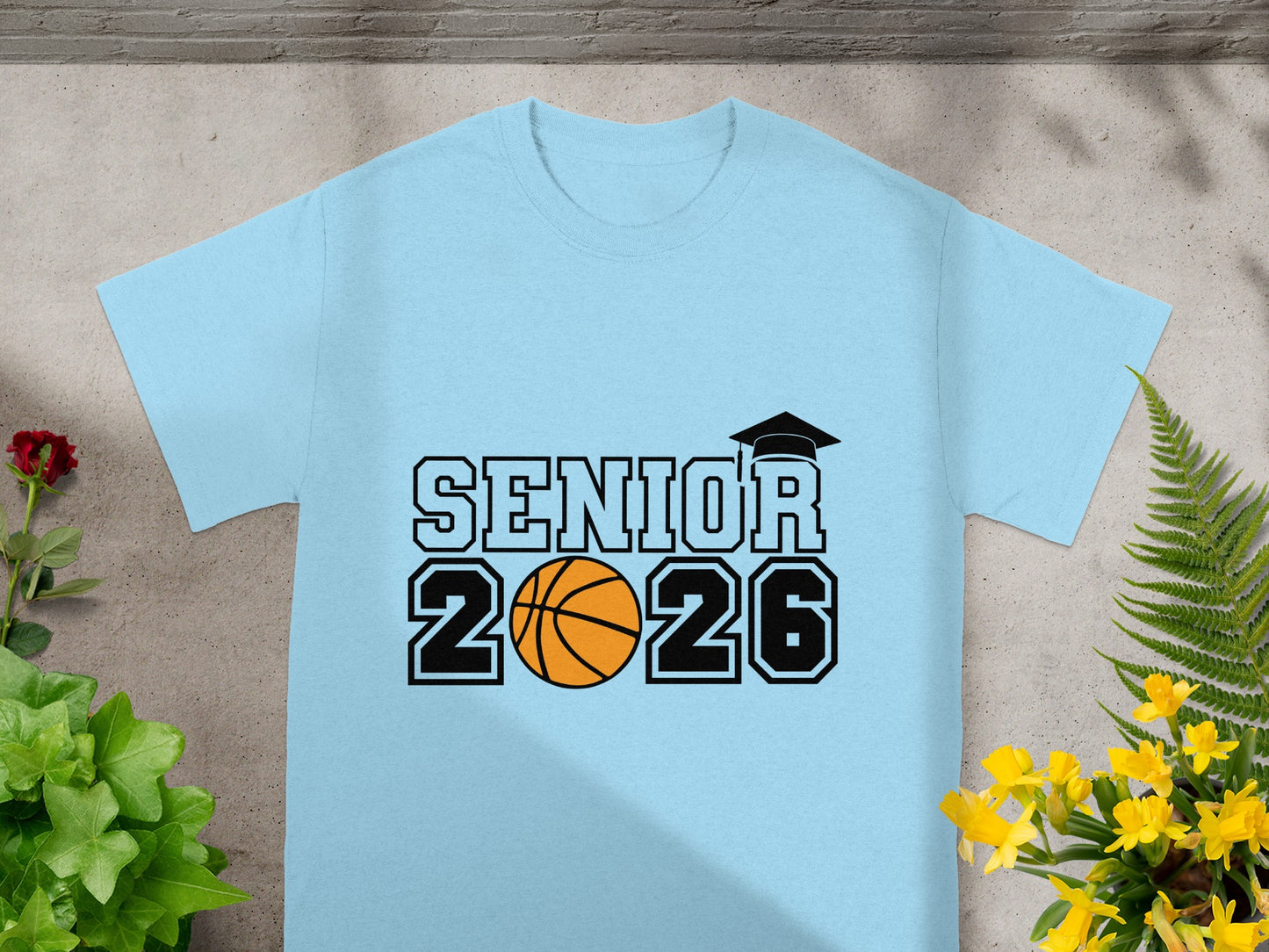 Senior 2026 Basketball Graduation T-Shirt