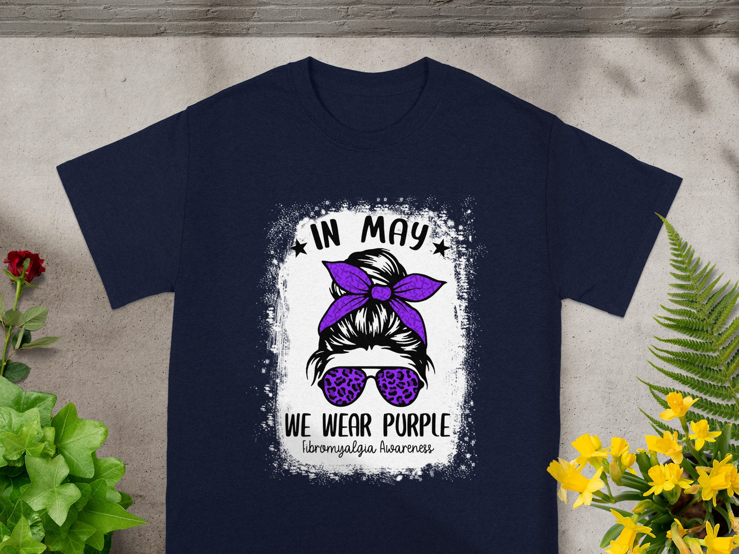 In May We Wear Purple Fibromyalgia Awareness Shirt