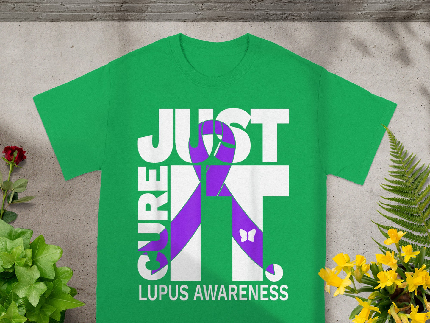 Just Cure It Lupus Awareness Graphic T-Shirt