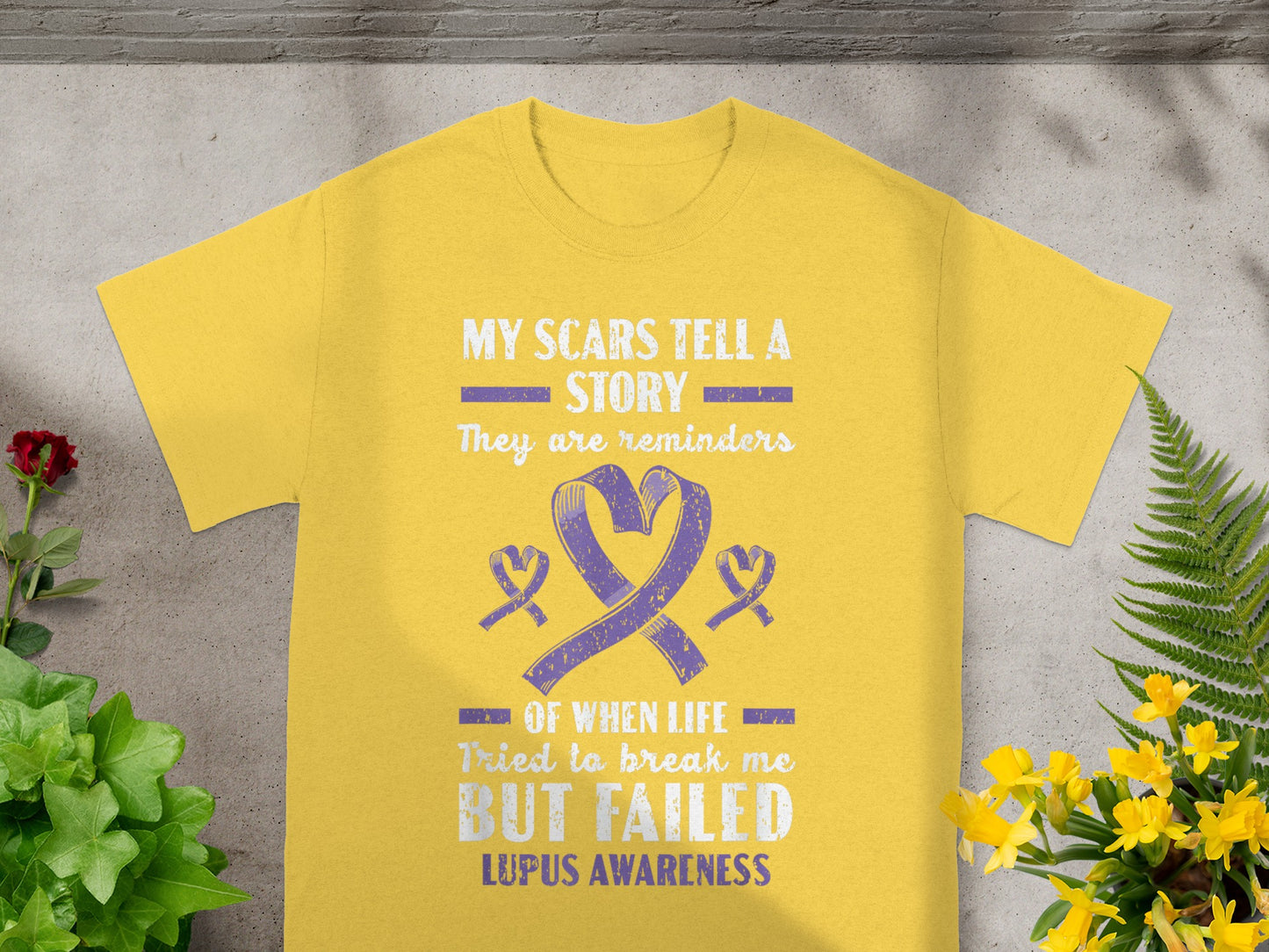 My Scars Tell A Story Lupus Awareness Shirt