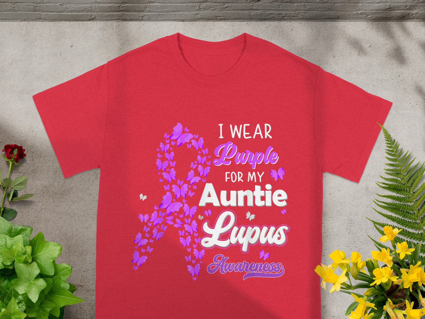 I Wear Purple For My Auntie Lupus Awareness product