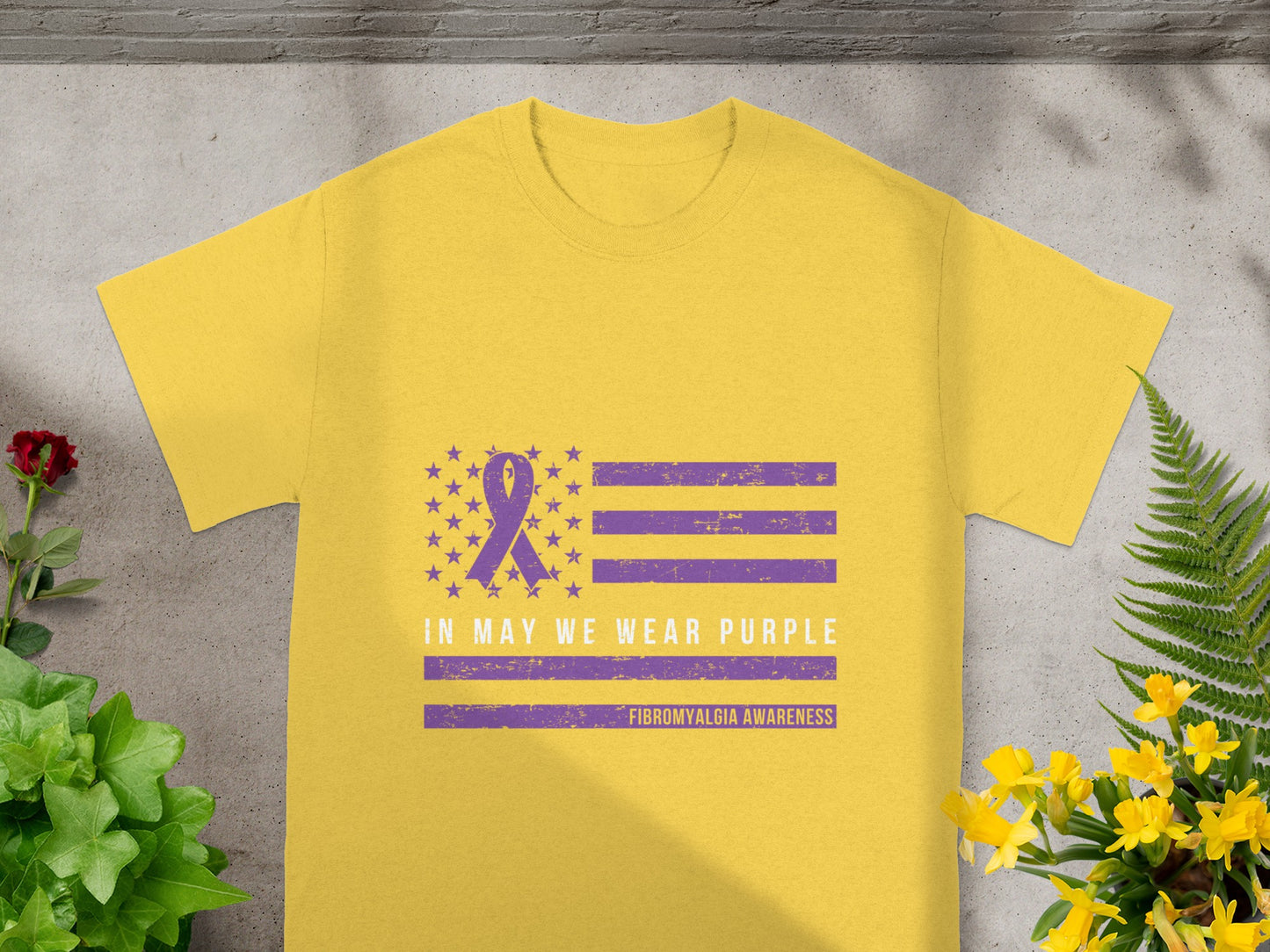 In May We Wear Purple Fibromyalgia Awareness Shirt