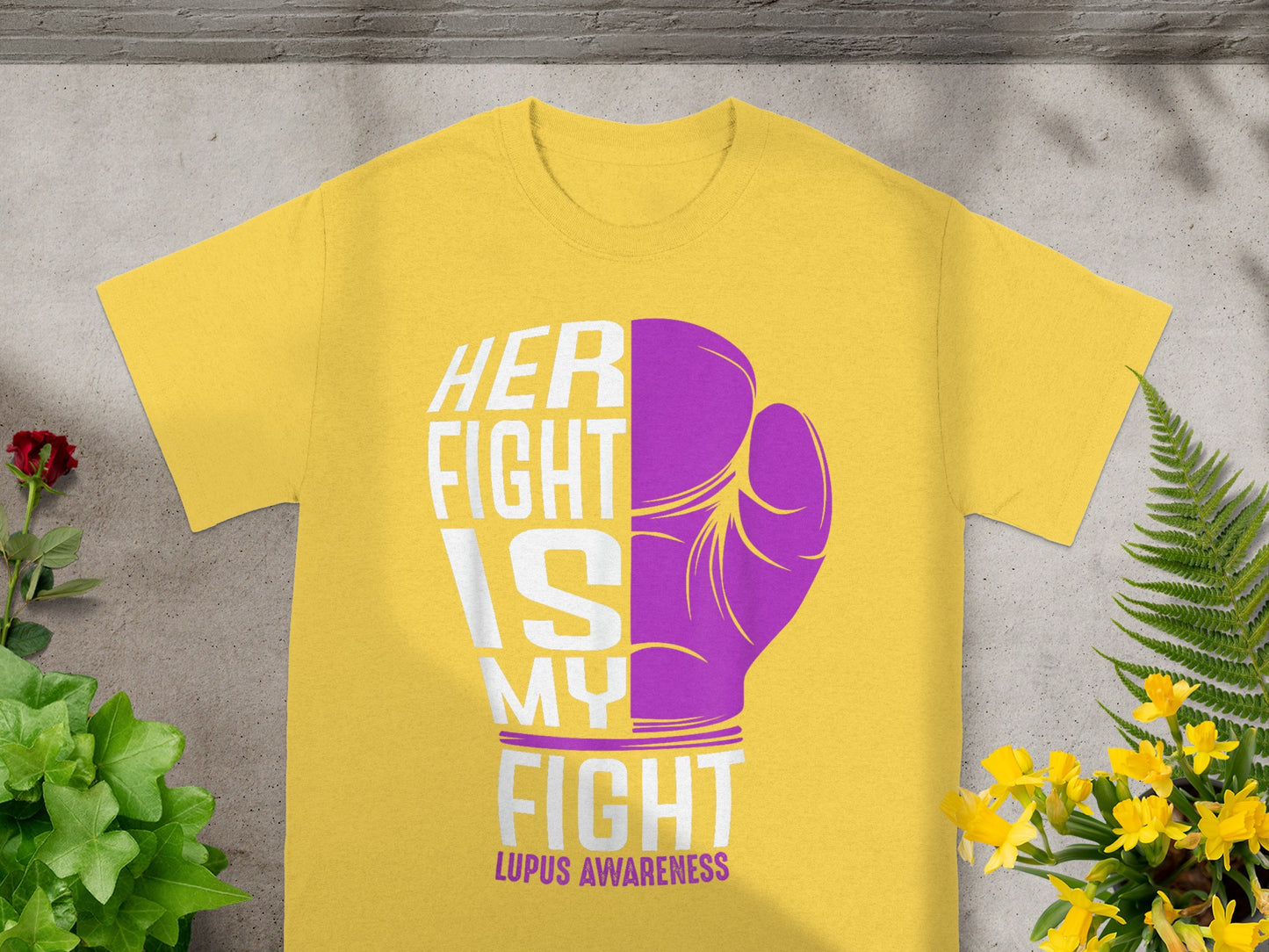 Her Fight Is My Fight Lupus Awareness T-shirt