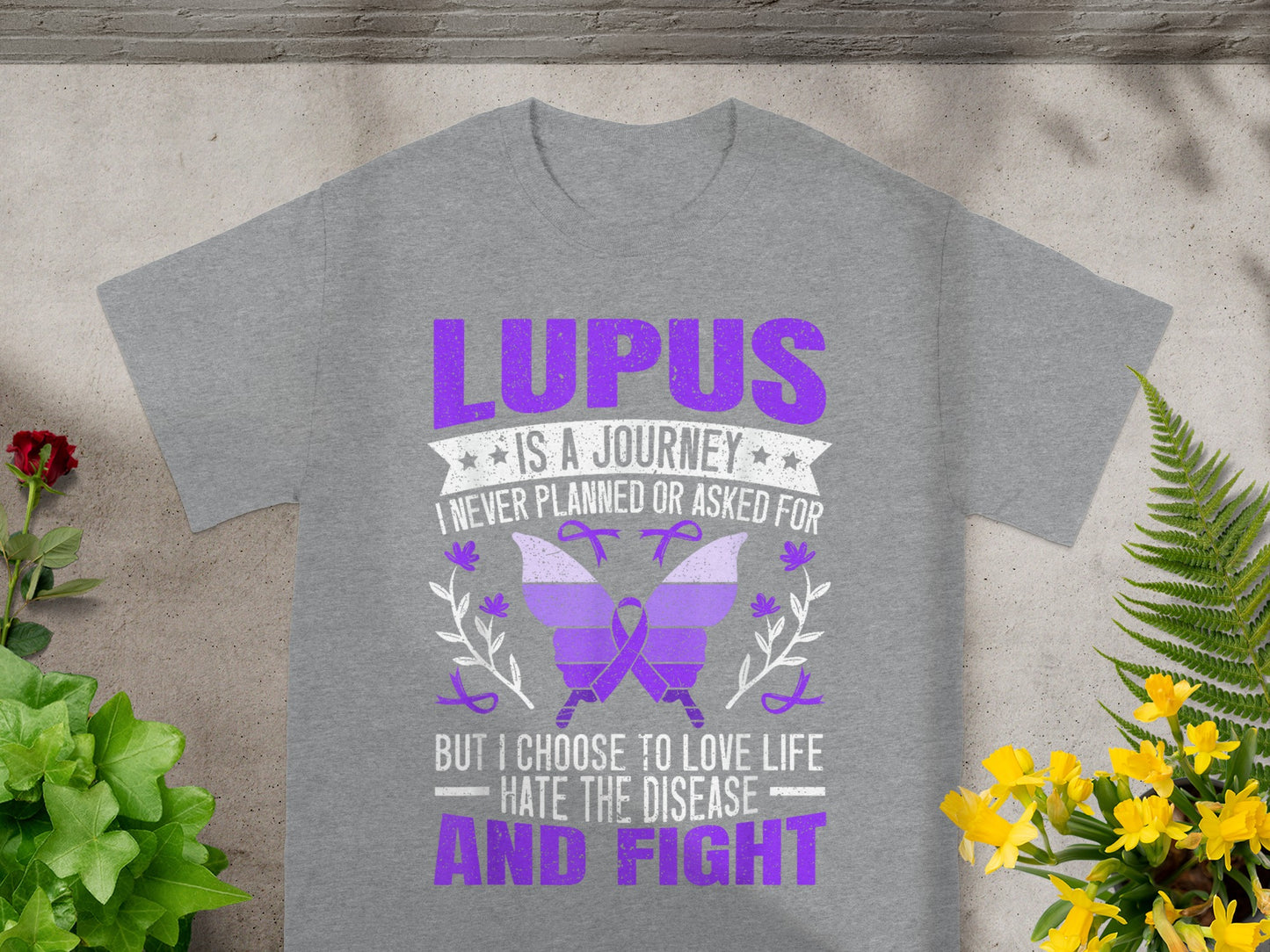 Lupus Journey Inspirational Fight against Disease Shirt