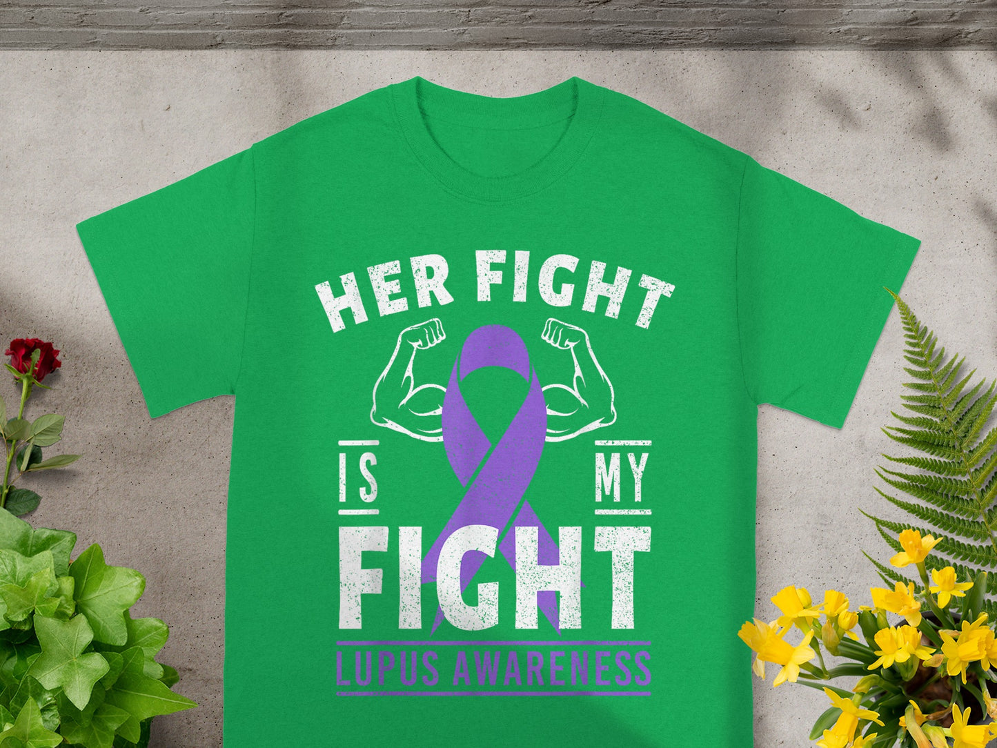 Her Fight Is My Fight Lupus Awareness Shirt