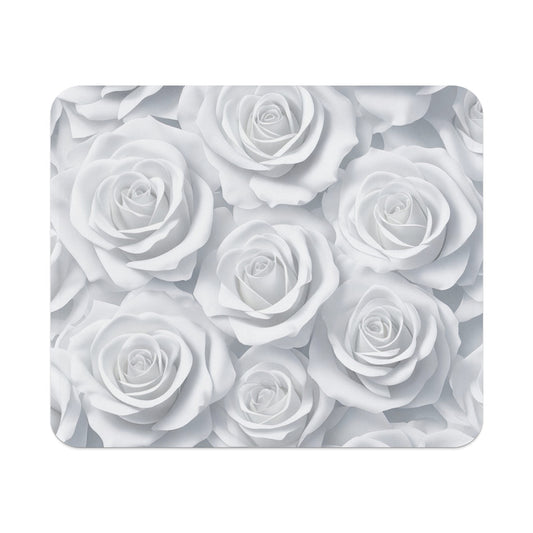 Elegant White Roses Pattern Decorative Product