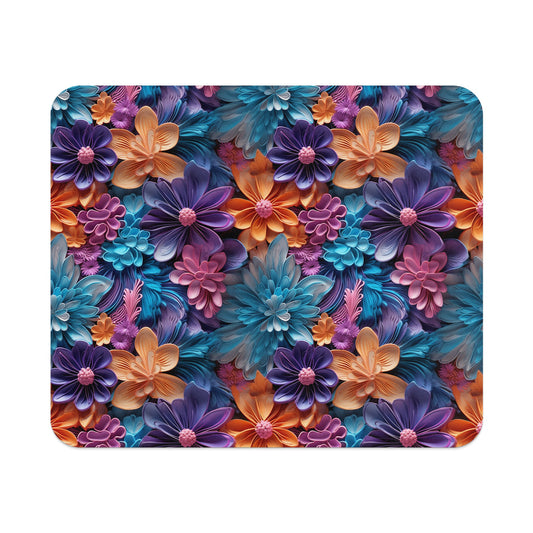 Vibrant Multicolor Floral Pattern Mouse Pad Product