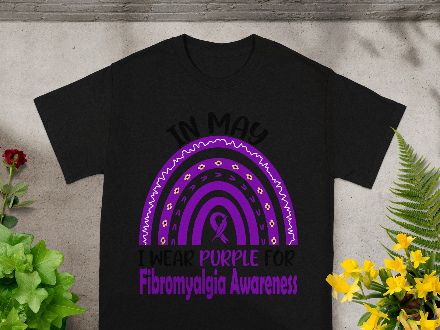 In May I Wear Purple for Fibromyalgia Awareness Shirt