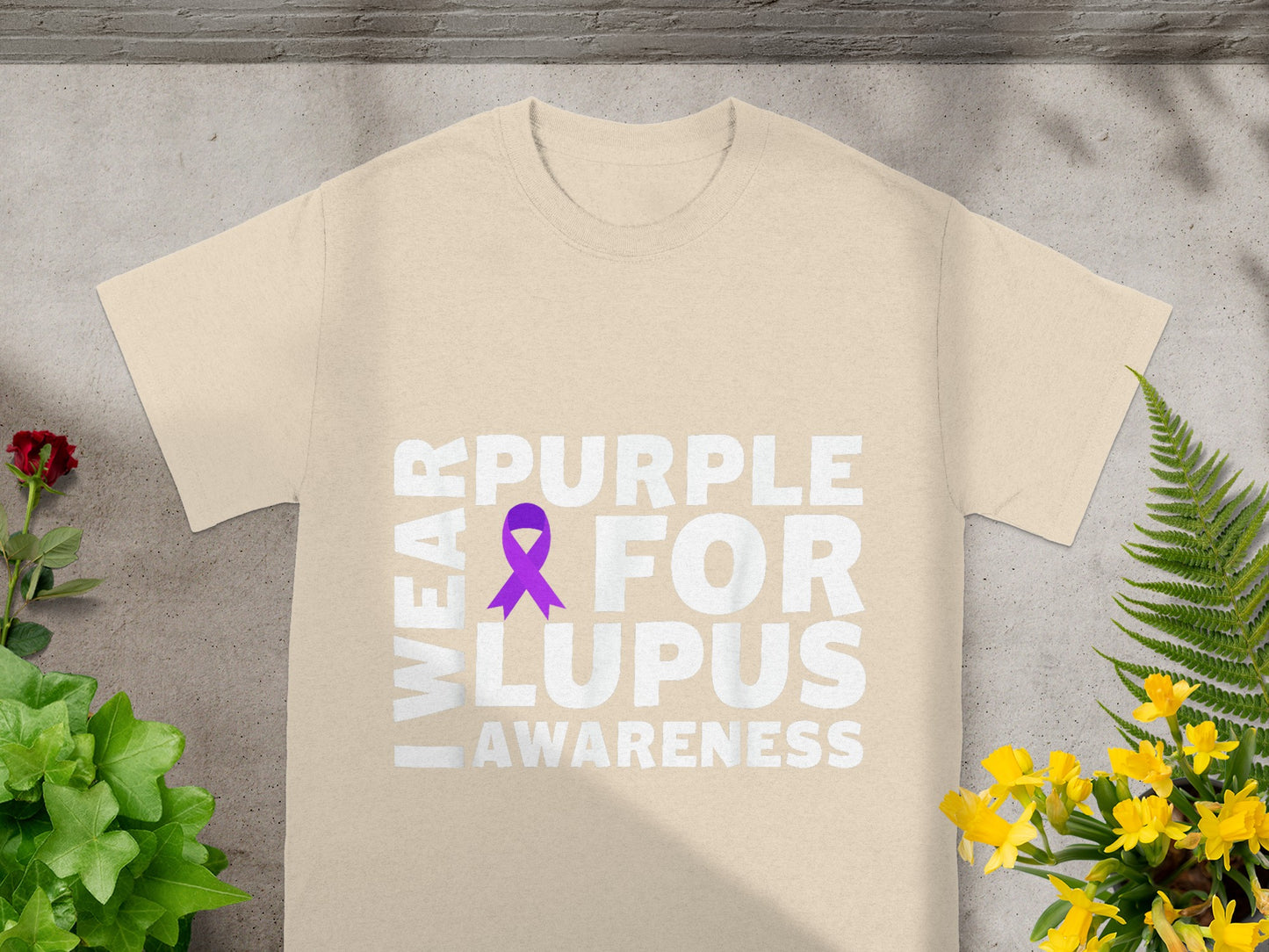 I Wear Purple for Lupus Awareness T-Shirt Product