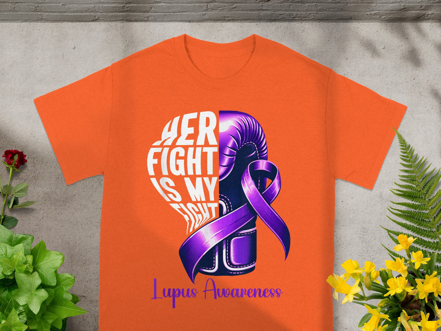 Her Fight Is My Fight Lupus Awareness Shirt