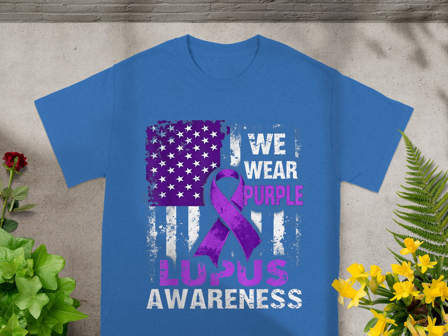 We Wear Purple Lupus Awareness T-shirt