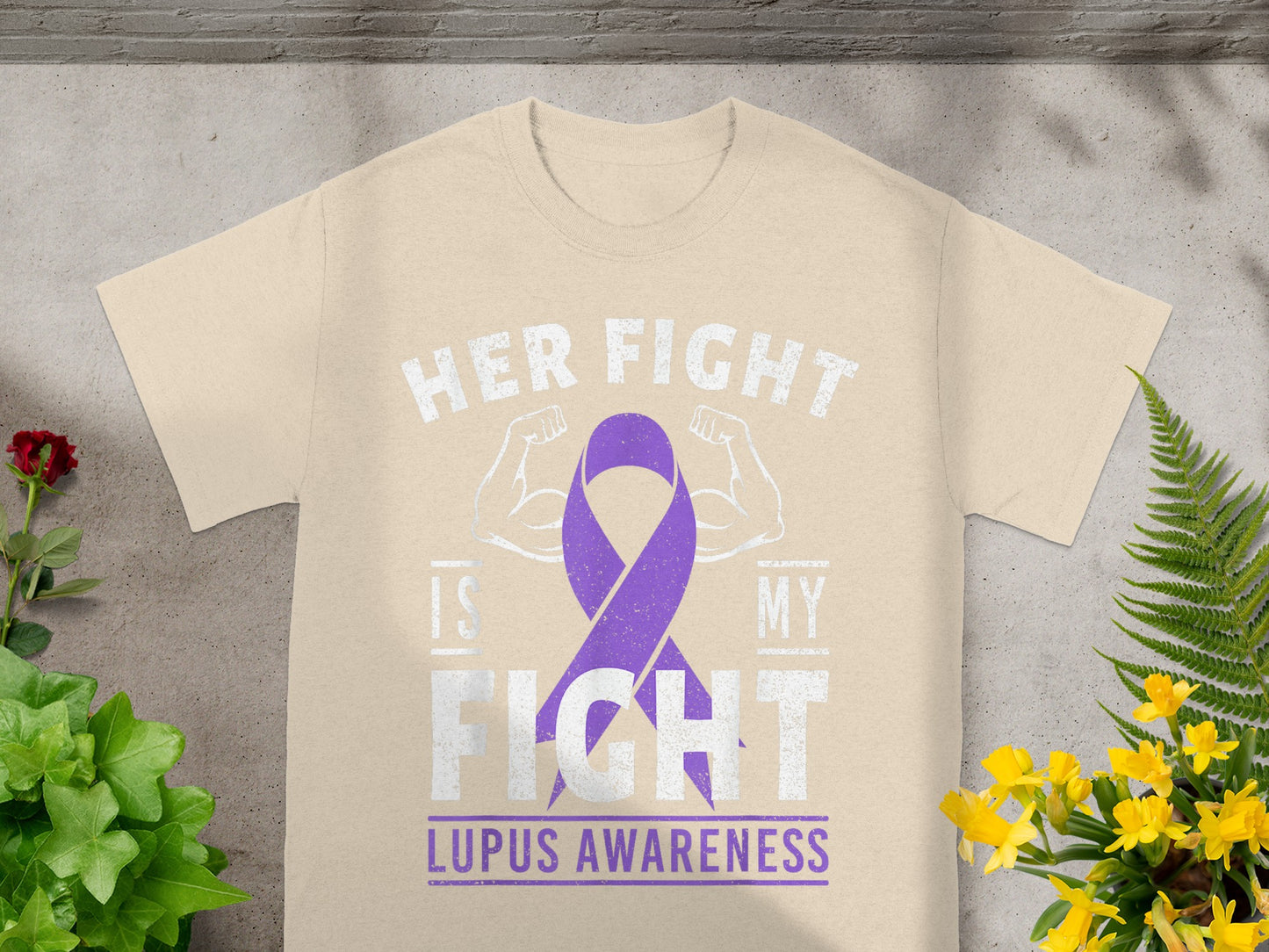 Her Fight Is My Fight Lupus Awareness T-shirt