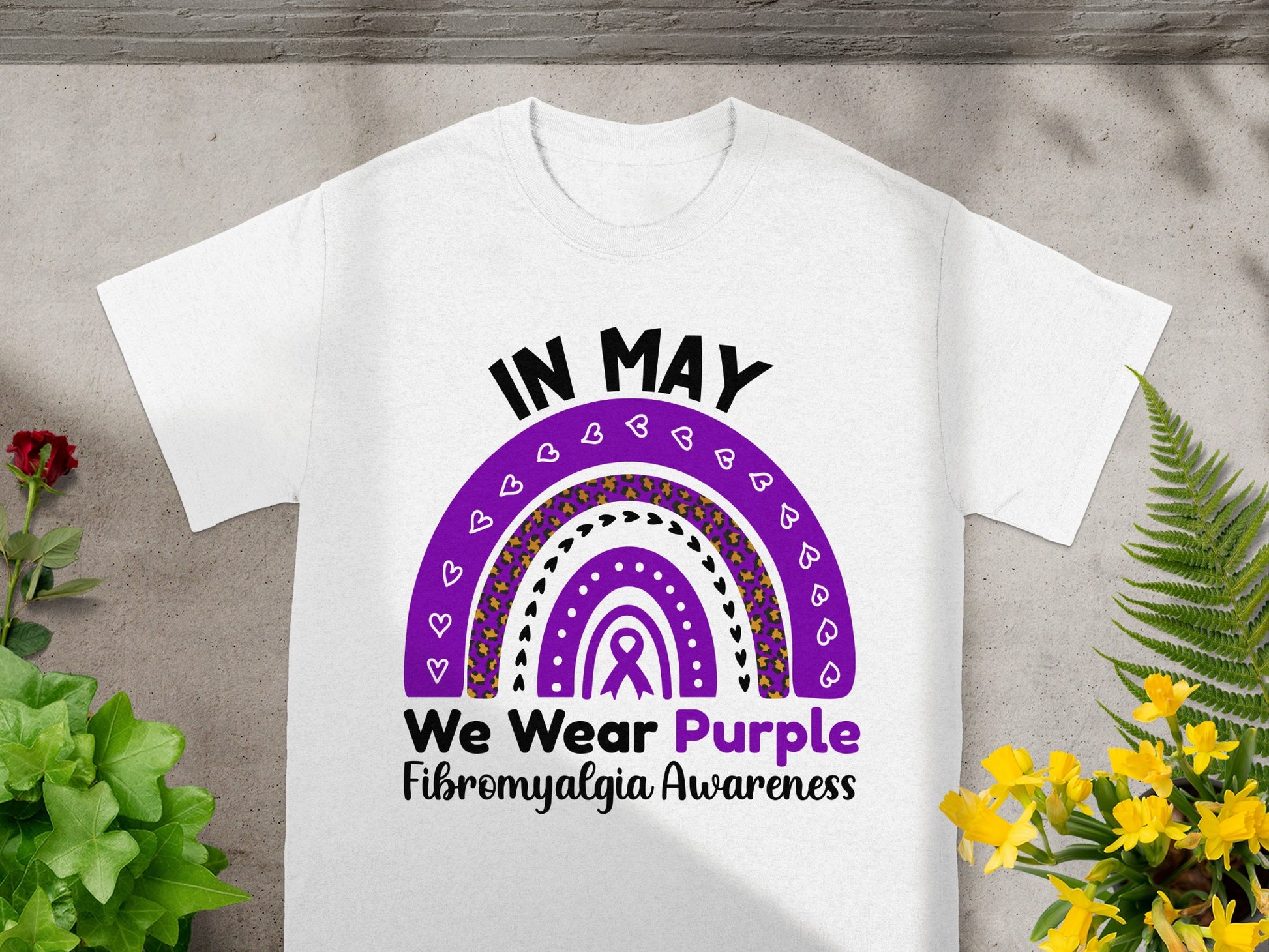 In May We Wear Purple Fibromyalgia Awareness Shirt