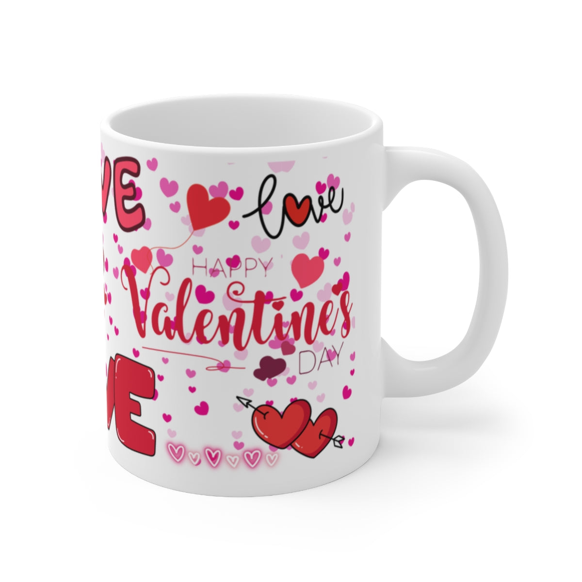 Happy Valentine's Day Love Design Mug for Special Days