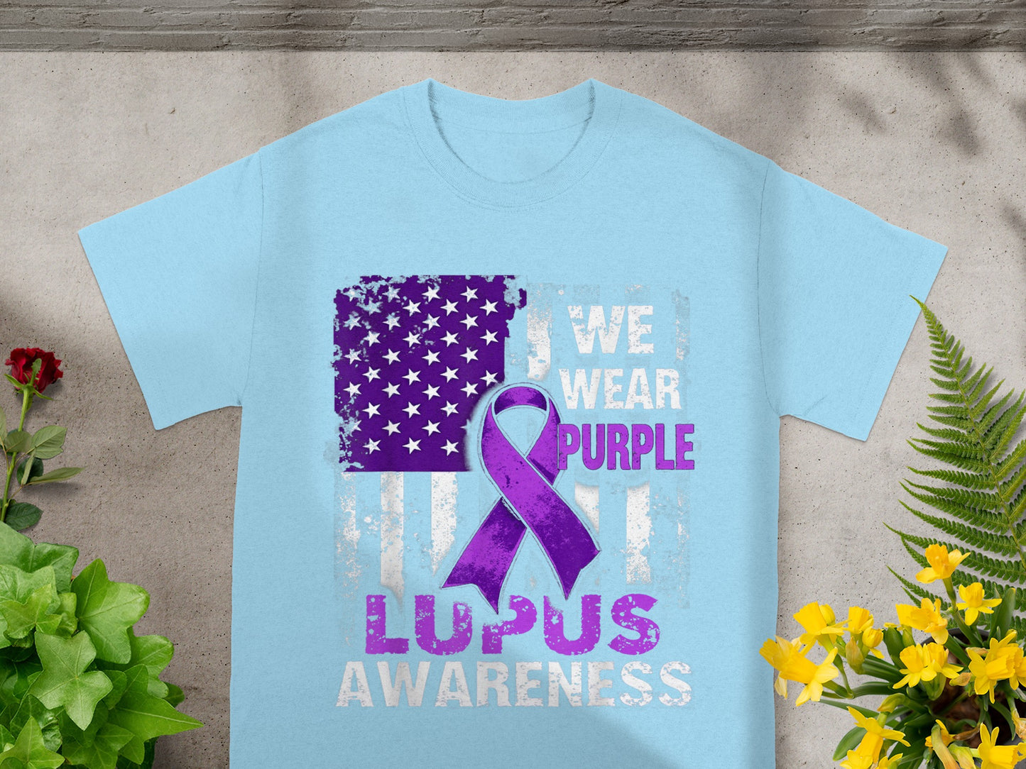 We Wear Purple Lupus Awareness T-shirt Product