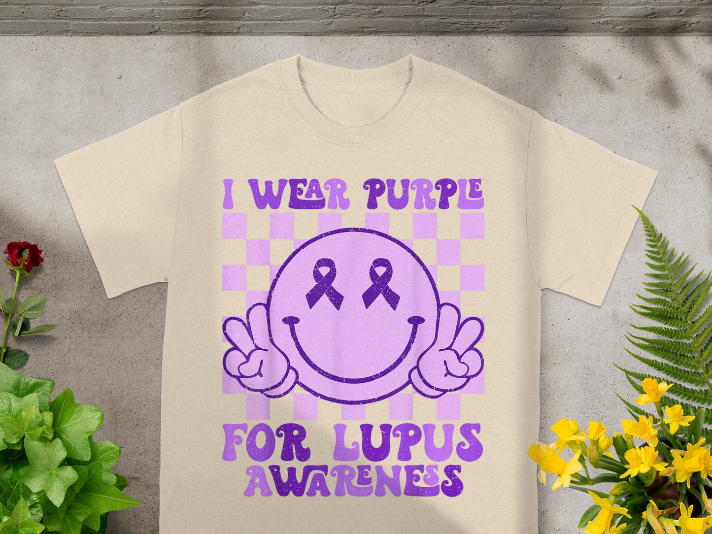 I Wear Purple for Lupus Awareness Shirt