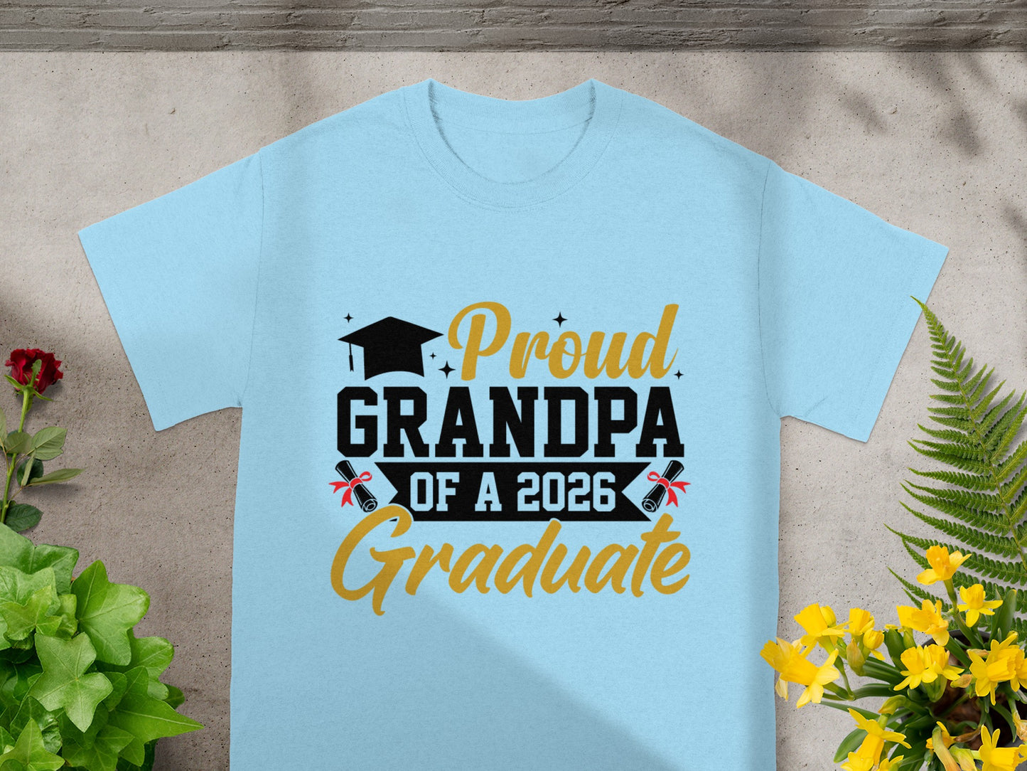 Proud Grandpa of a 2026 Graduate T-shirt