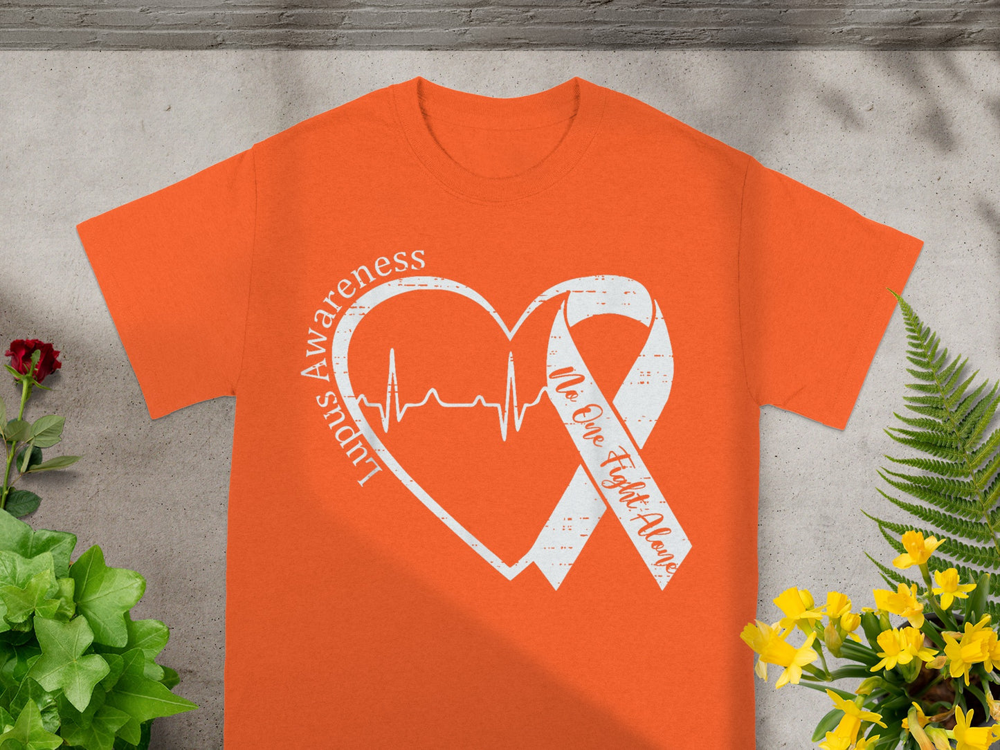 Lupus Awareness No One Fights Alone T-Shirt