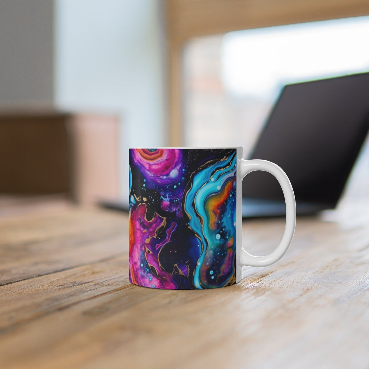 Colorful Galaxy Swirl Design Coffee Mug for Sale
