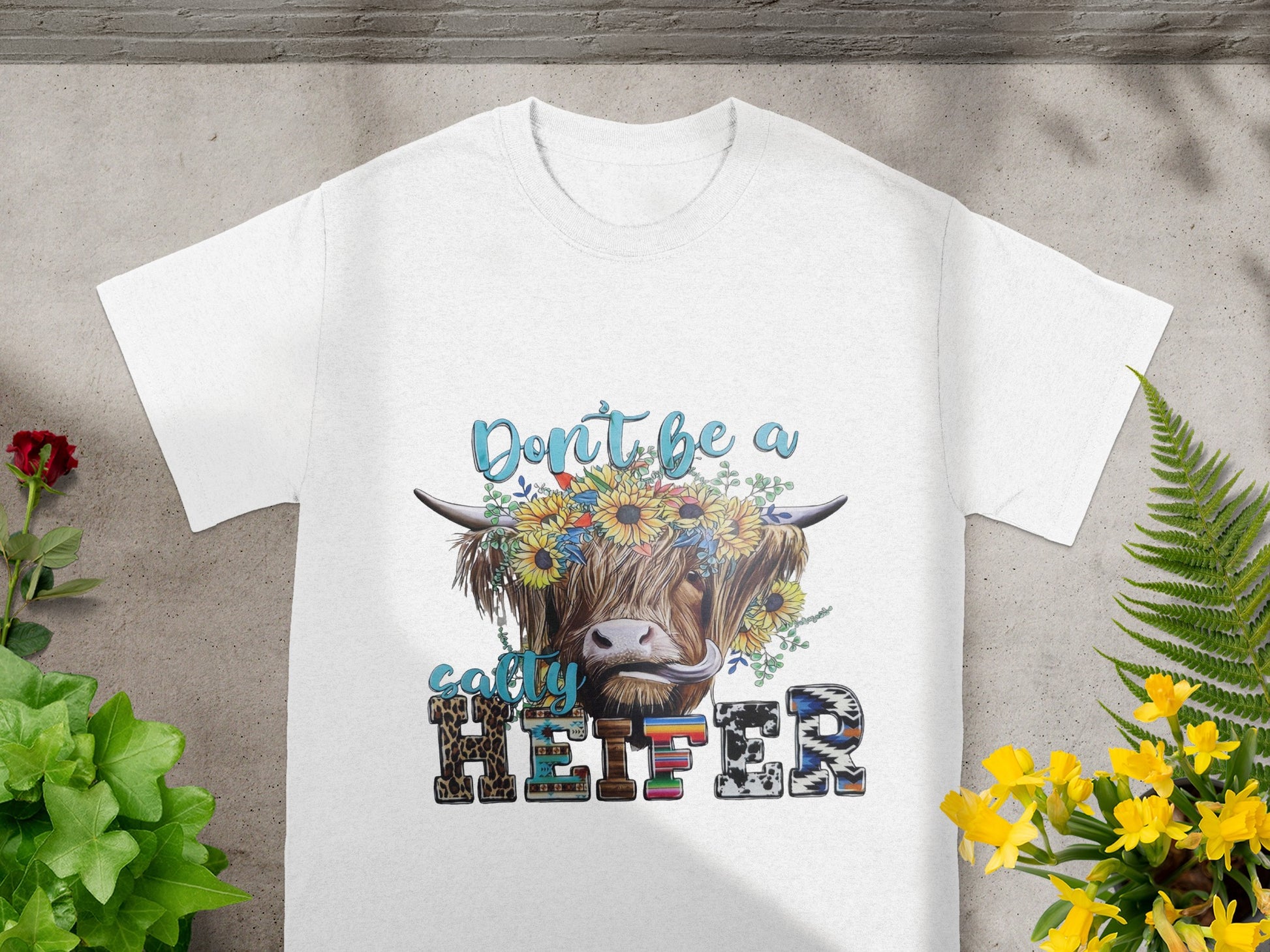 Don't Be a Salty Heifer Graphic T-shirt