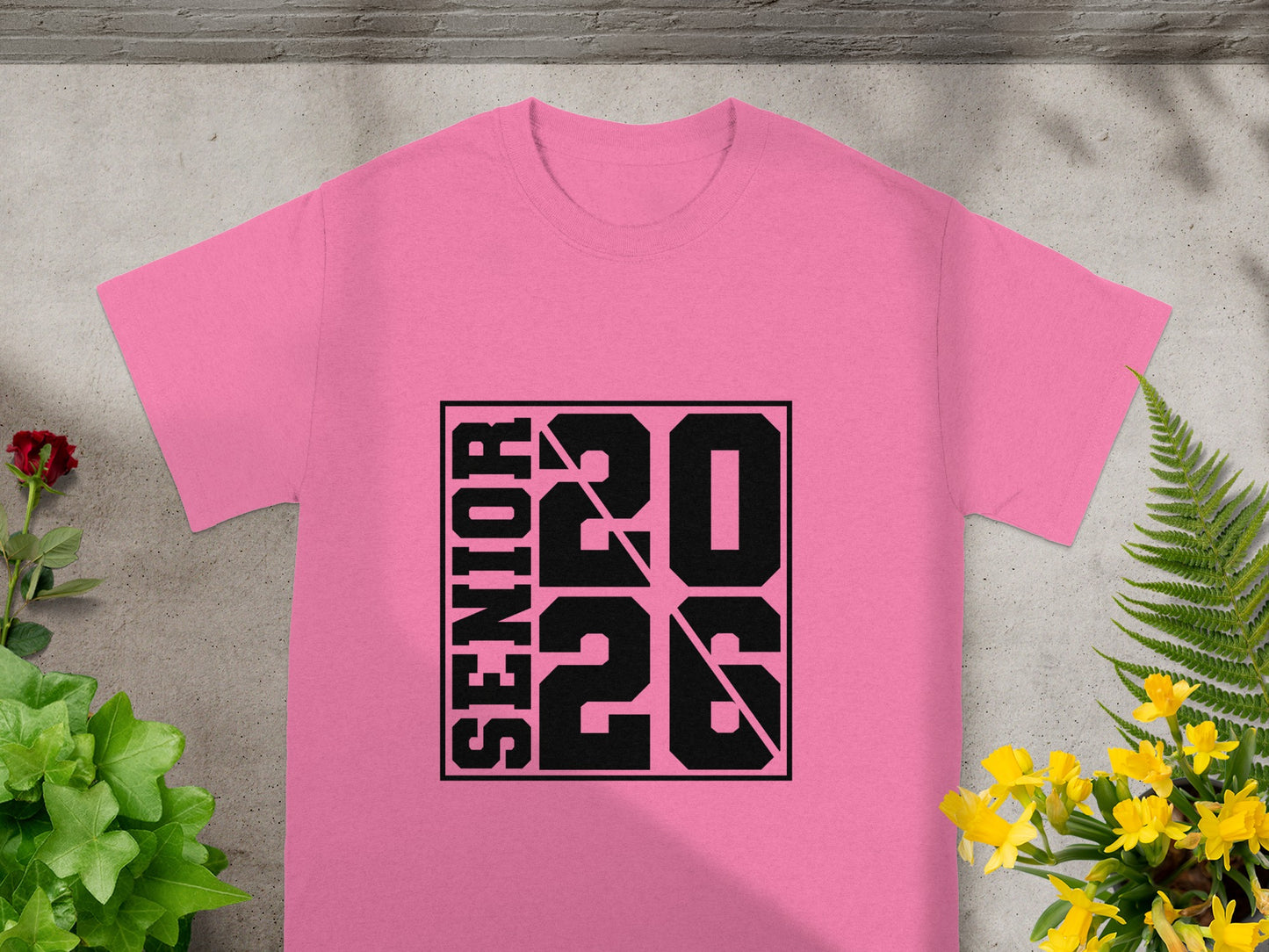 Class of 2026 Senior Graphic Design T-Shirt for Students