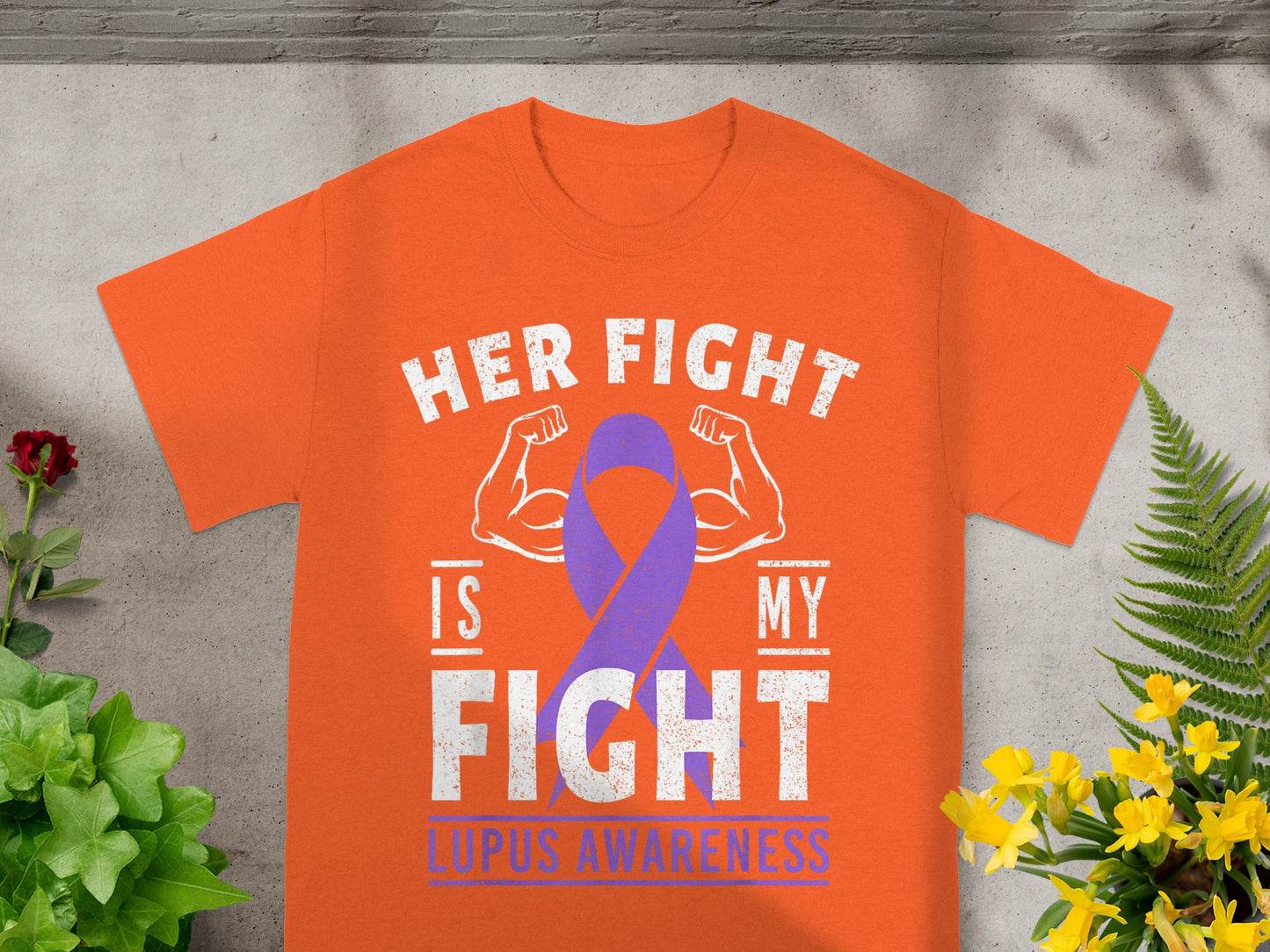 Her Fight Is My Fight Lupus Awareness T-Shirt