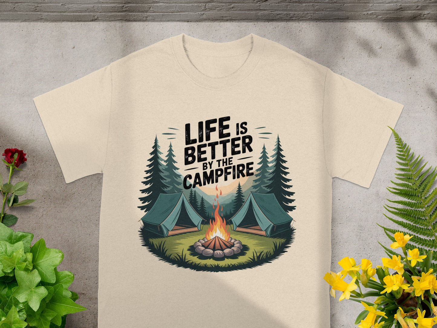 Life Is Better By The Campfire Graphic T-shirt