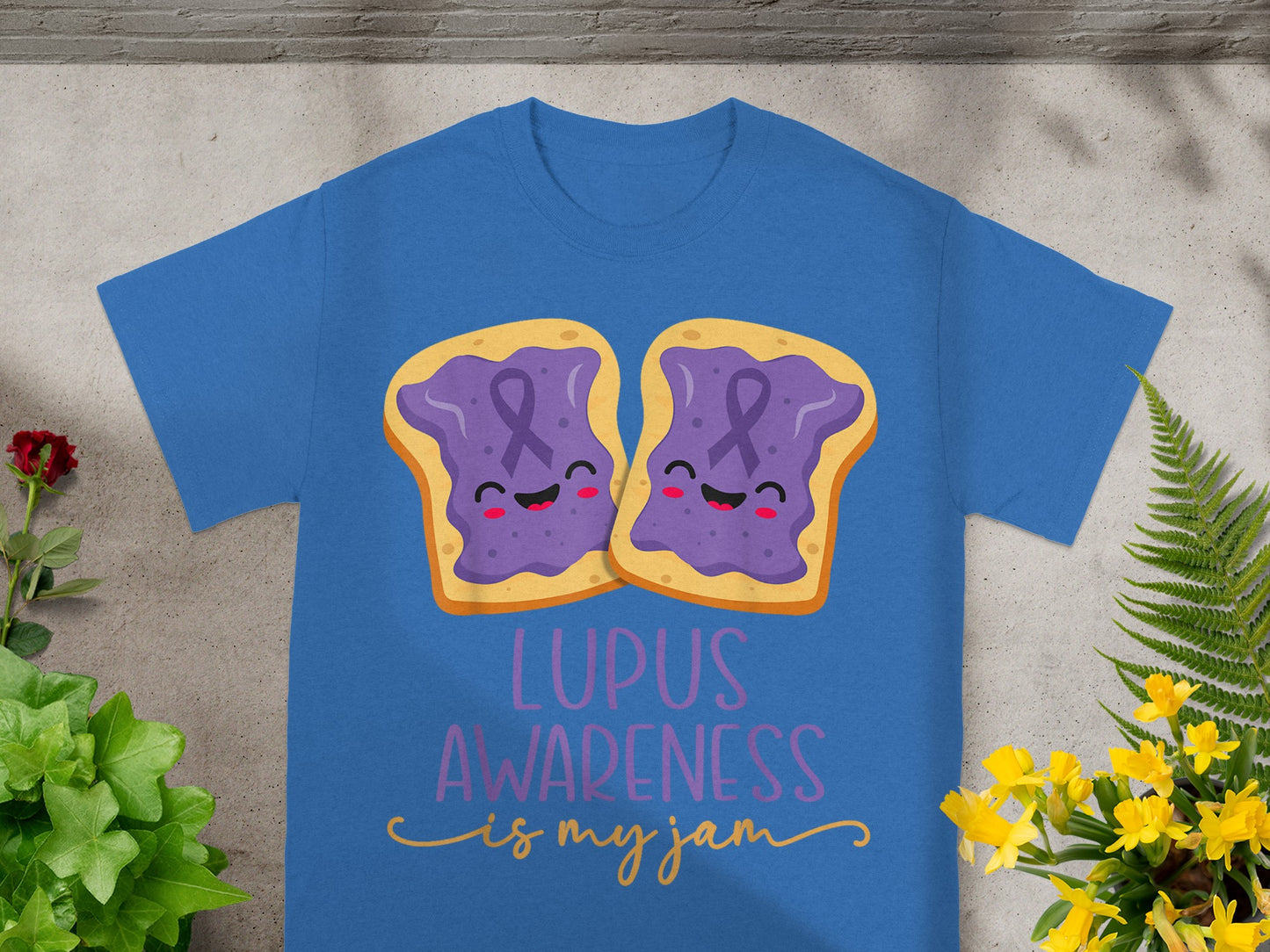 Lupus Awareness is My Jam Cute Fun Graphic Tee