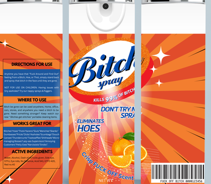 Orange Bitch Be Gone Spray
