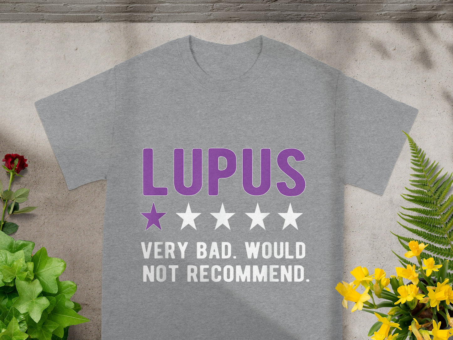 Lupus Very Bad Would Not Recommend Graphic Tee