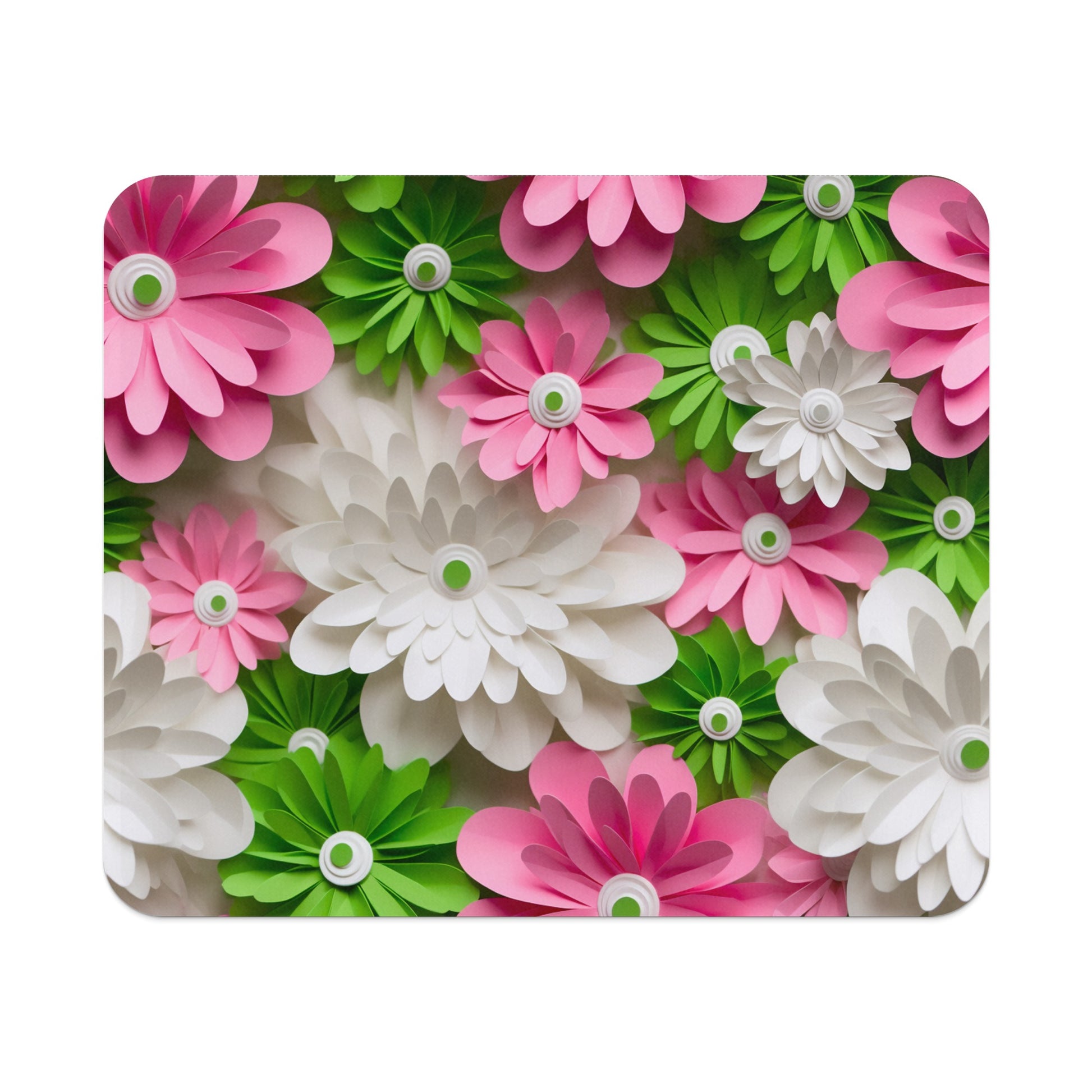 Colorful Floral Pattern Design Mouse Pad Product