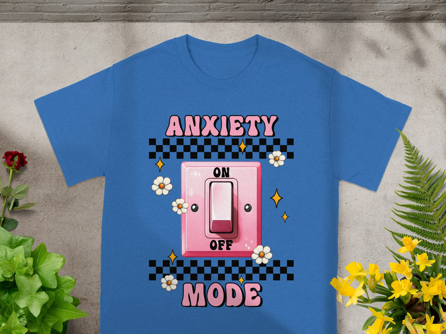 Anxiety Mode On Off Switch Graphic Shirt