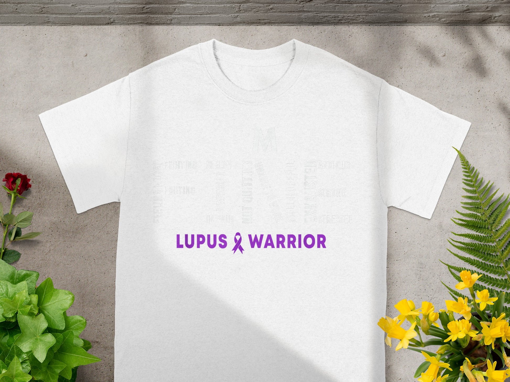 Lupus Warrior Inspiring Awareness T-Shirt for Support