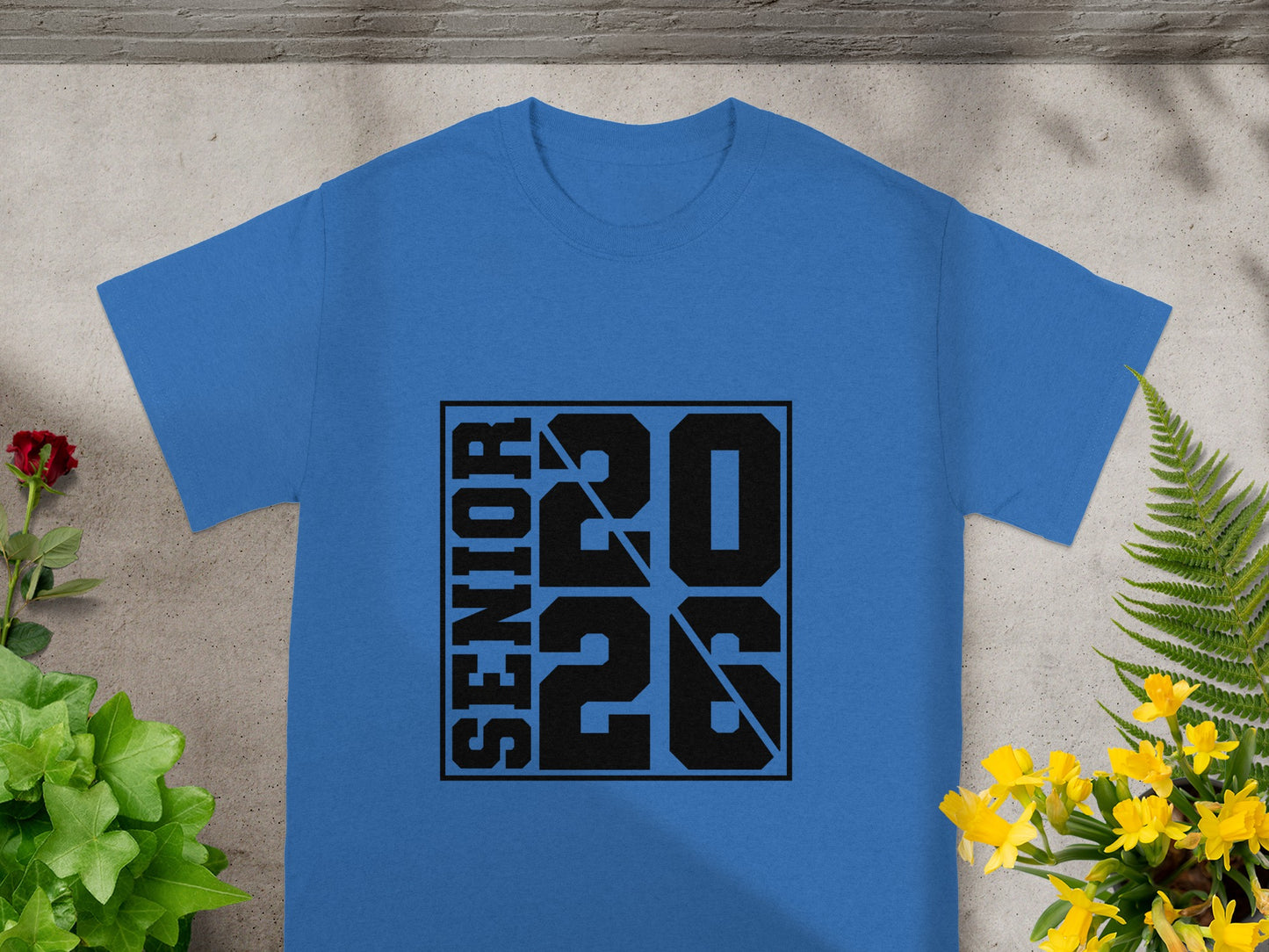 Senior 2026 Graphic Design Blue T-shirt