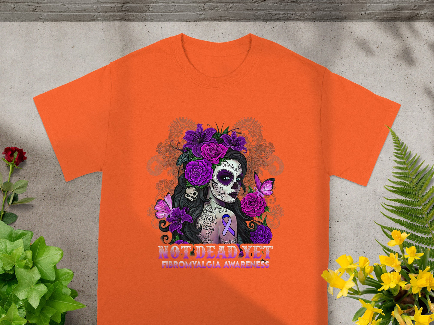 Not Dead Yet Fibromyalgia Awareness T-shirt