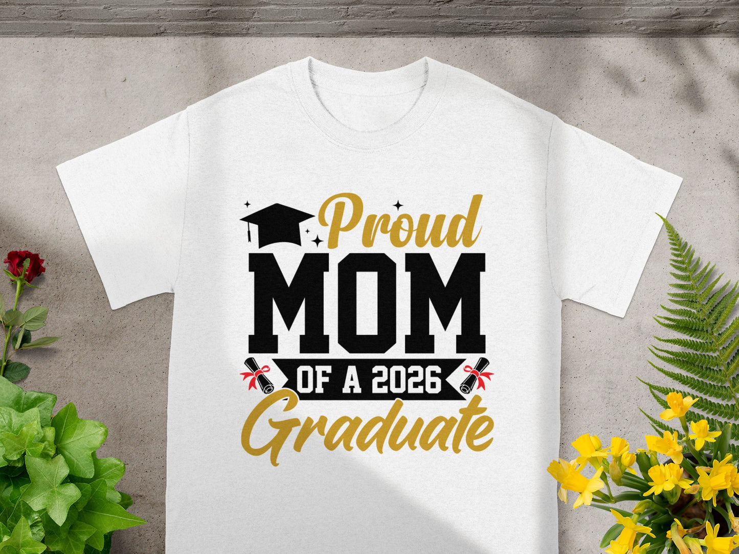 Proud Mom of a 2026 Graduate T-shirt