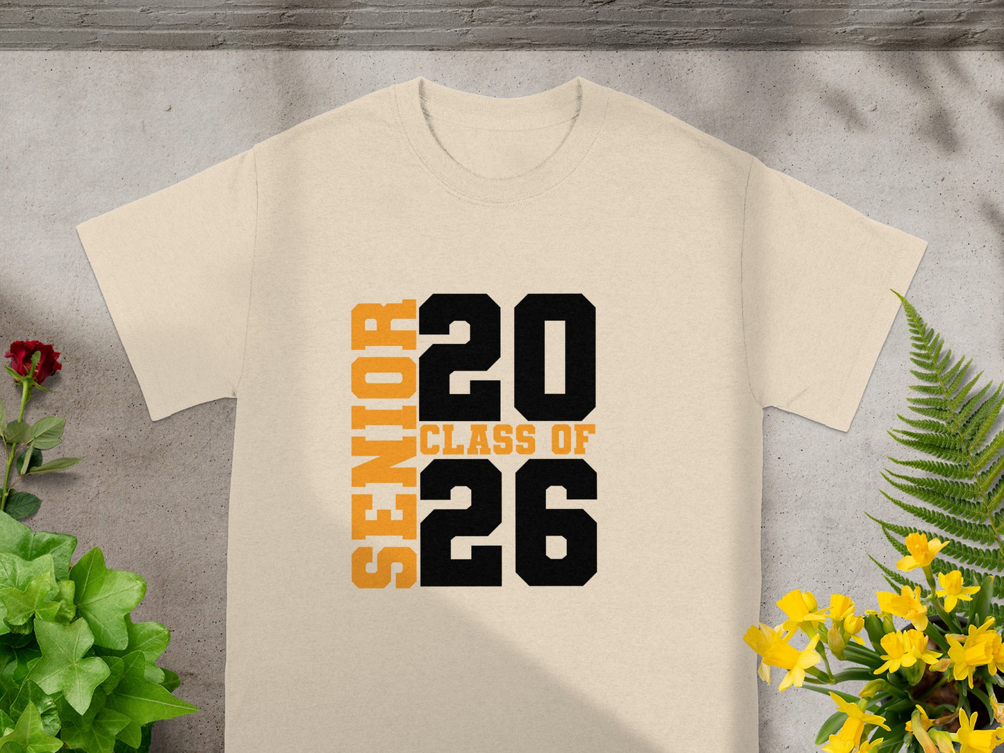 Senior 2026 Graphic Class of 26 T-Shirt