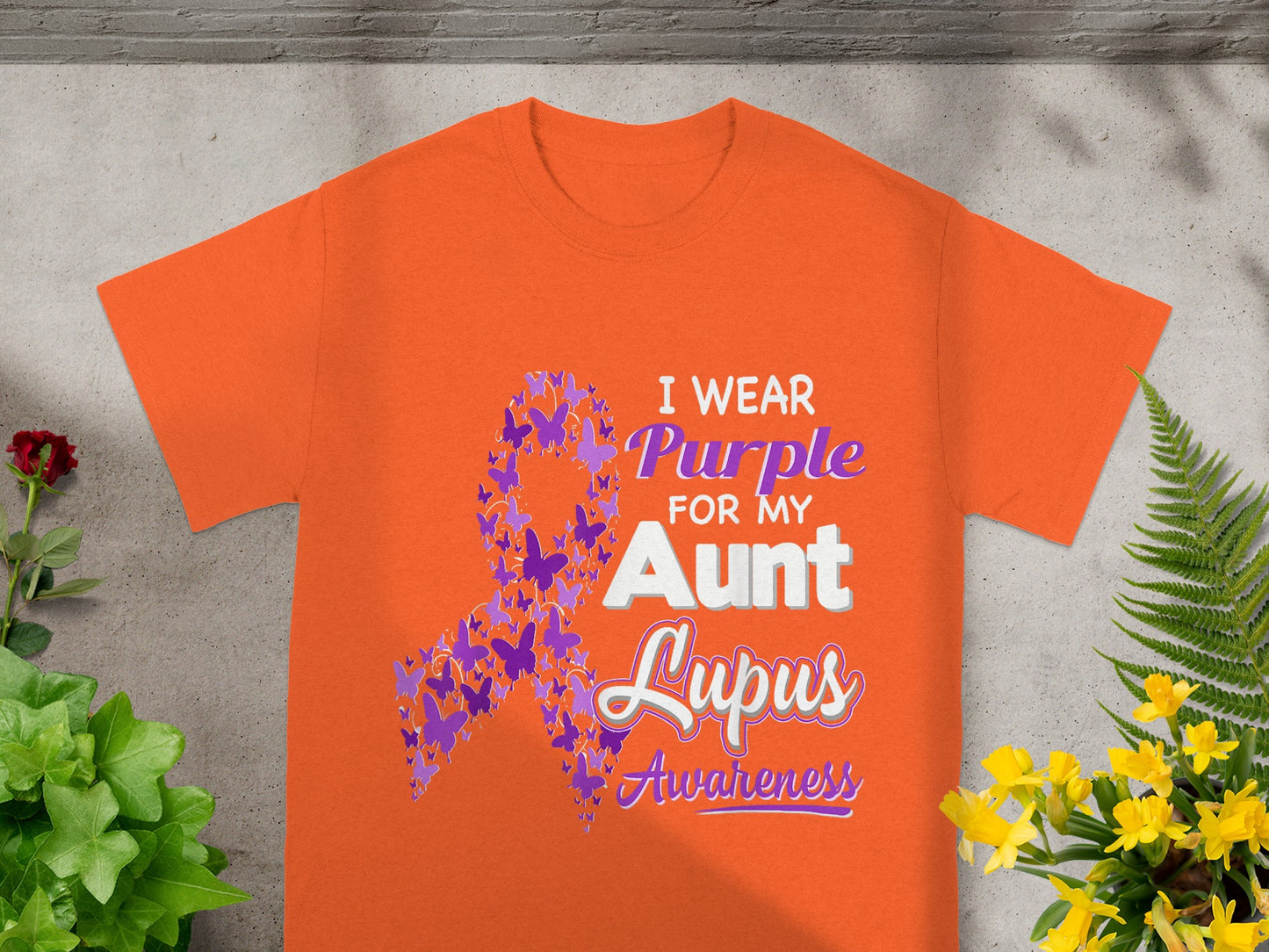 I Wear Purple For My Aunt Lupus Awareness T-Shirt