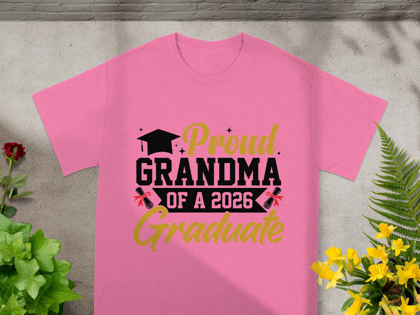 Proud Grandma of a 2026 Graduate T-Shirt