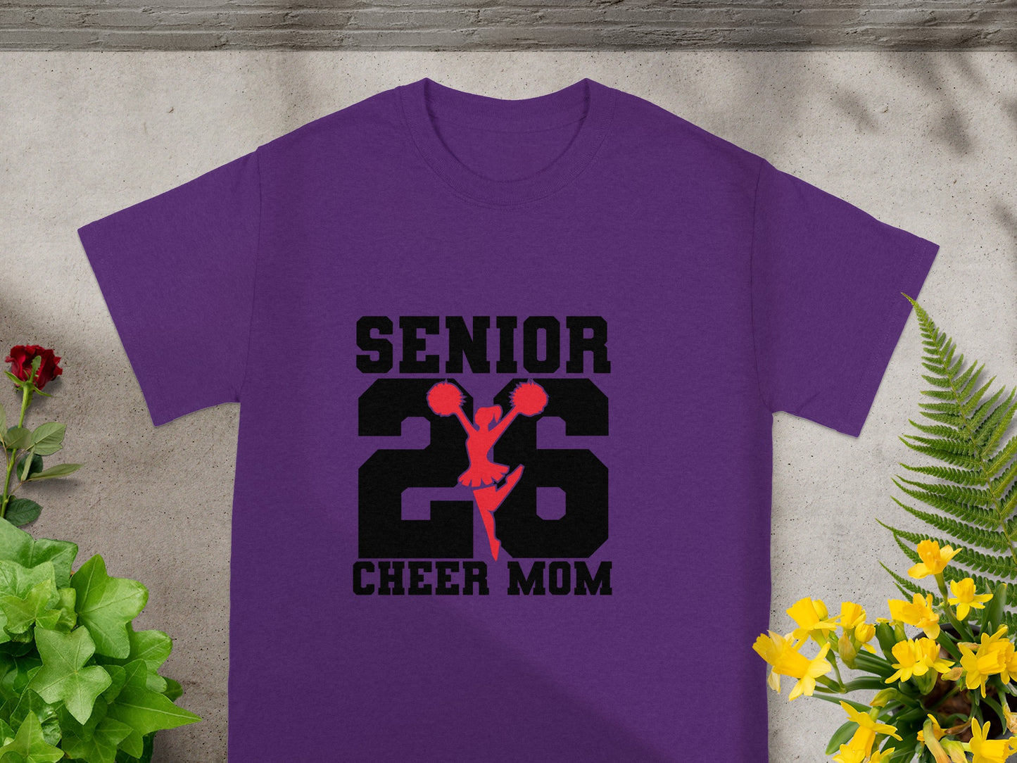 Senior 26 Cheer Mom T-shirt Perfect for Graduation