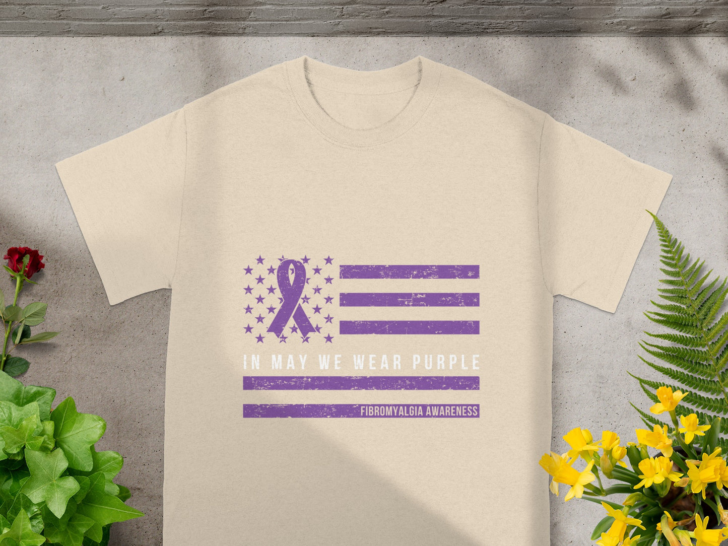 In May We Wear Purple Fibromyalgia Awareness Shirt