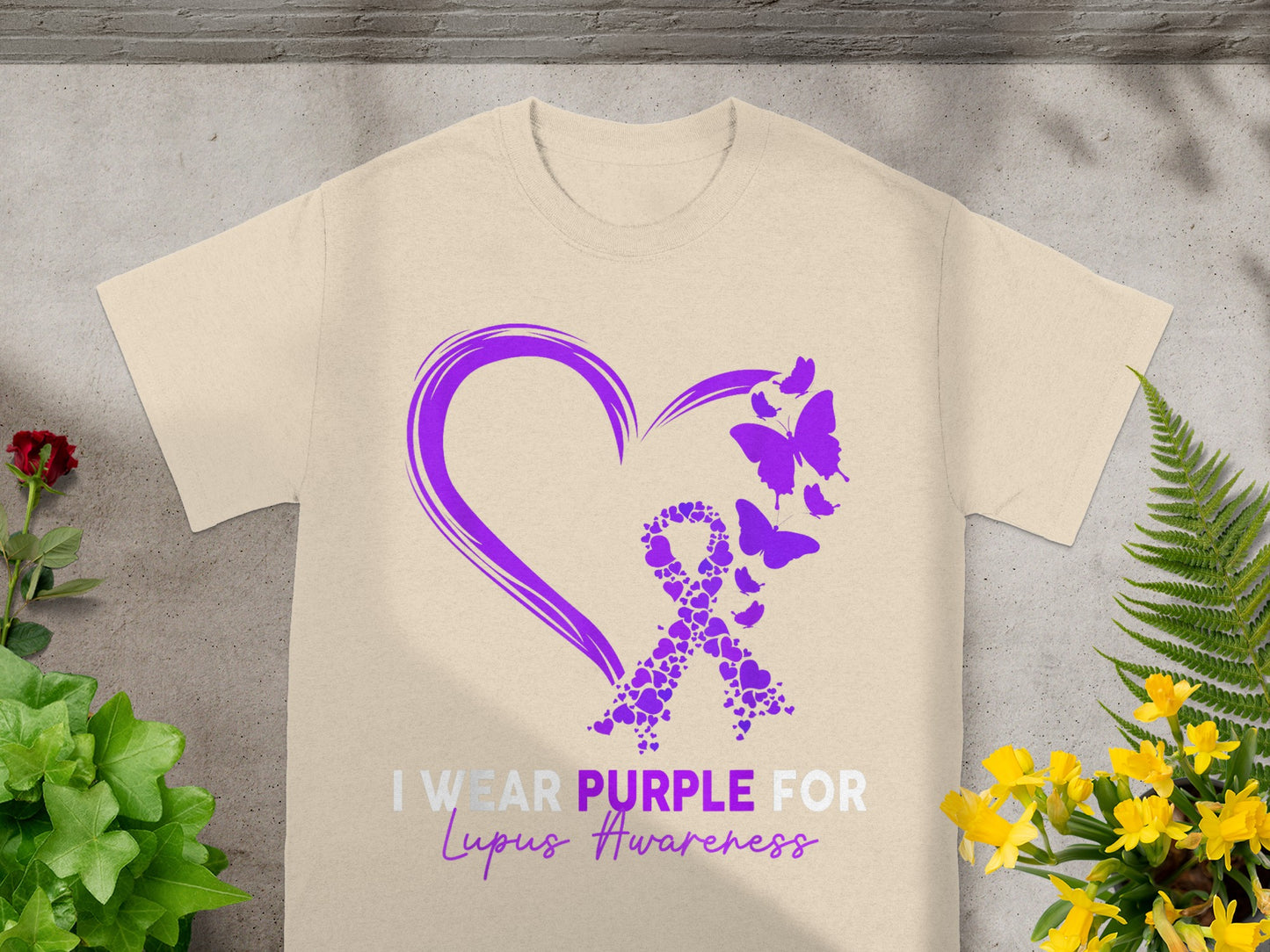 I Wear Purple for Lupus Awareness T-shirt