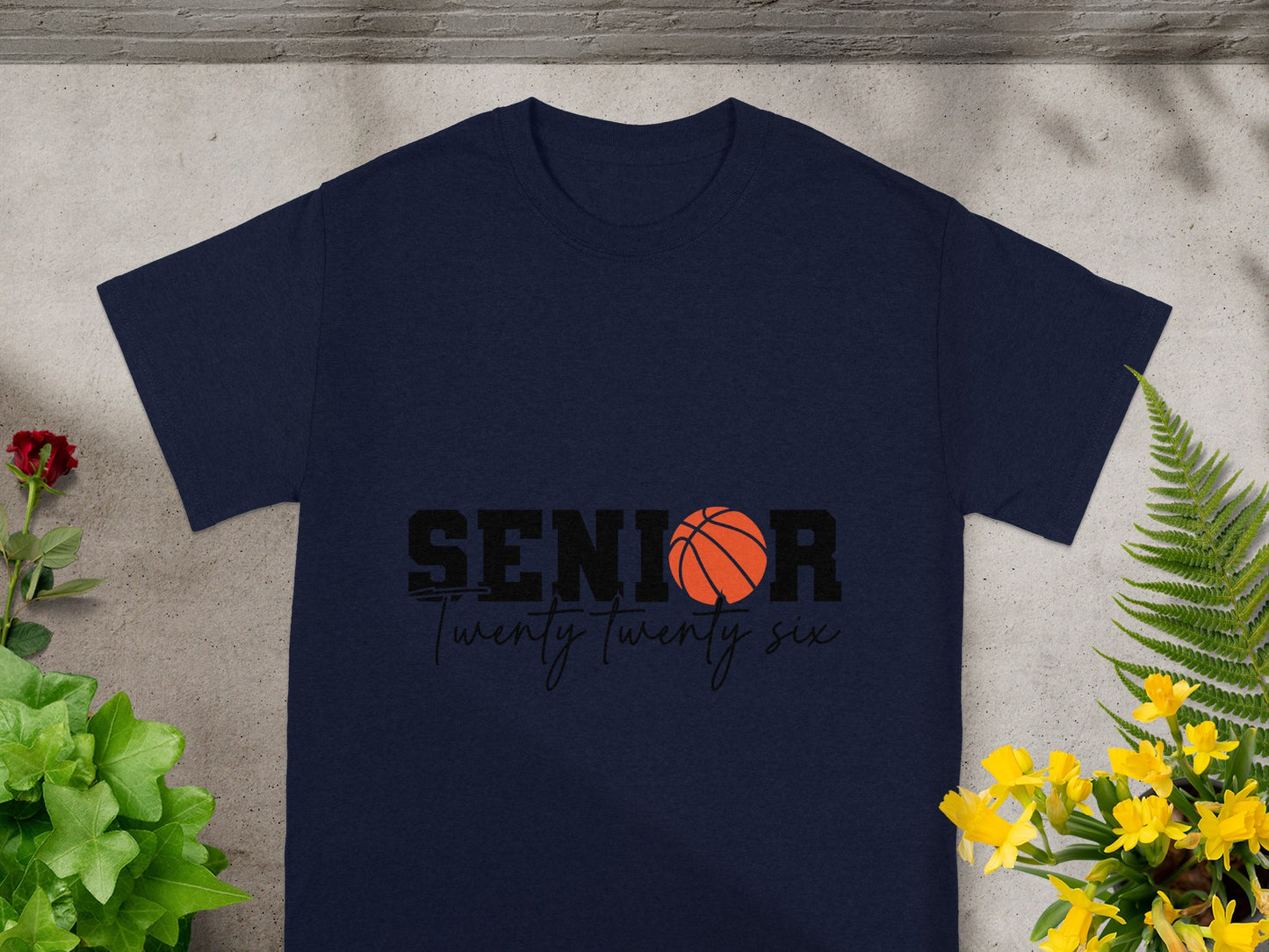 Senior Twenty Twenty Six Basketball Themed Shirt