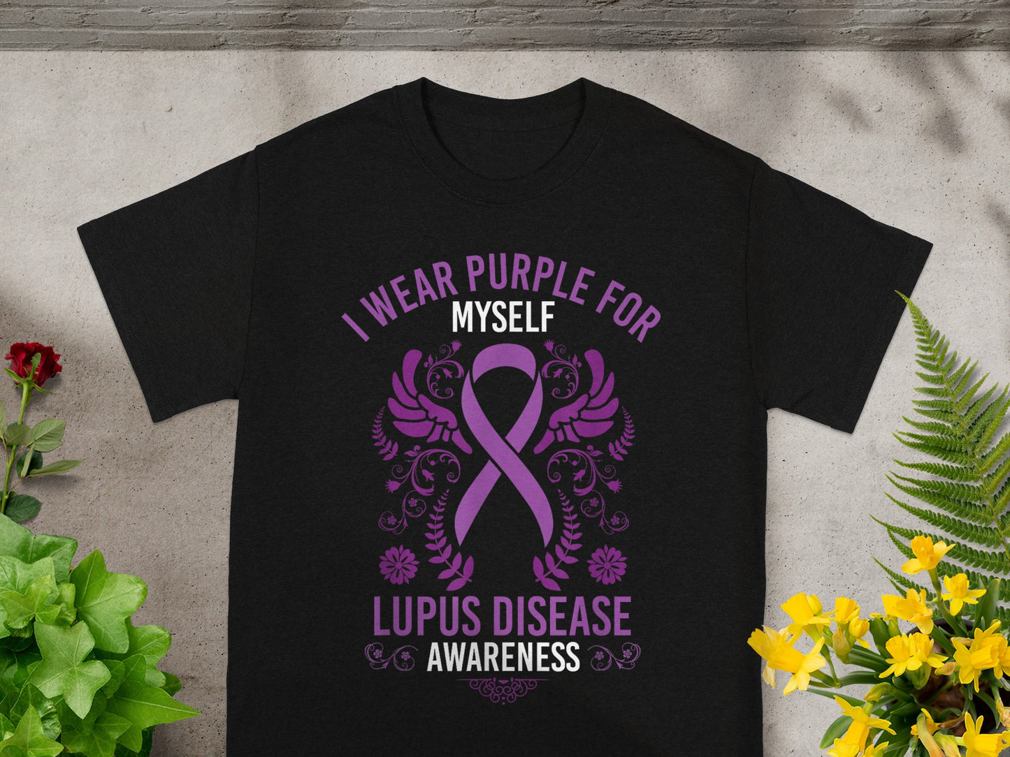 I Wear Purple For Myself Lupus Disease Awareness Shirt