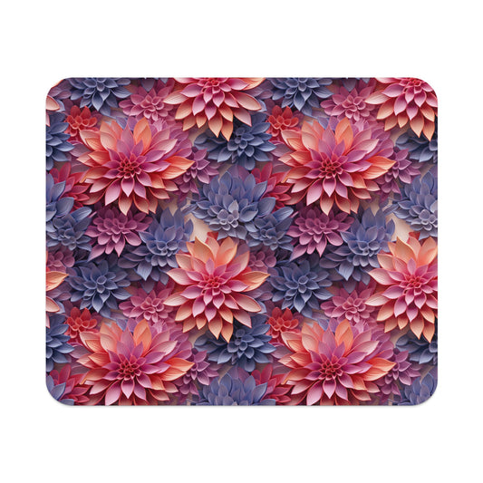 Vibrant Floral Pattern Desk Mat for Office and Home Use