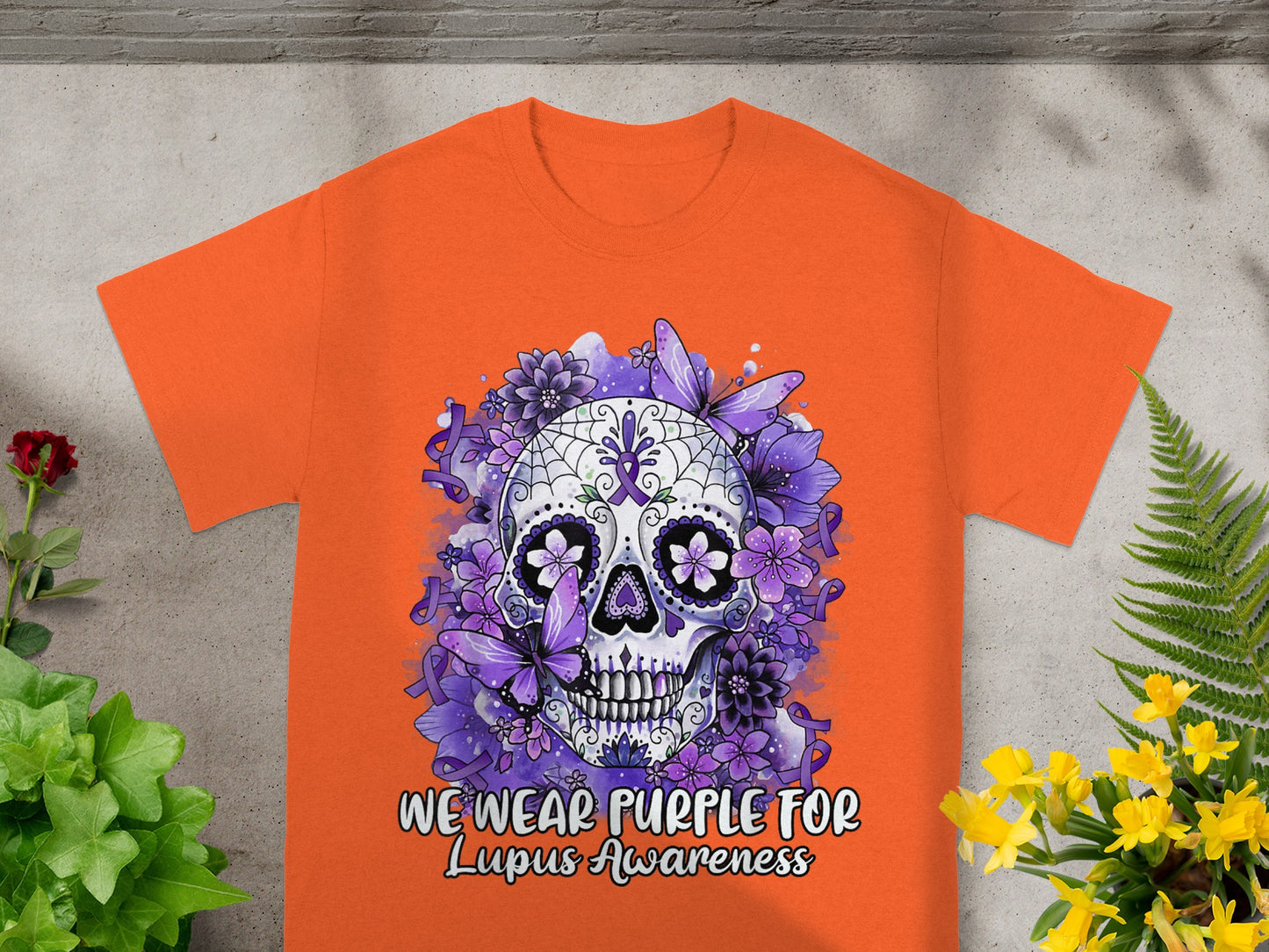 We Wear Purple For Lupus Awareness Shirt